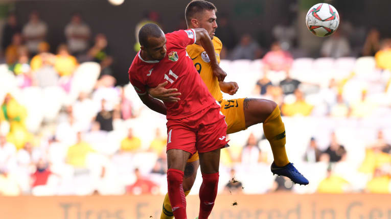 Trong trận đấu này, Australia chính là đội bóng kiểm soát bóng nhiều hơn... (Nguồn: AFC)