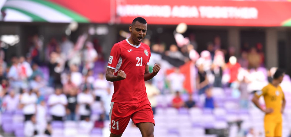 Niềm vui của cầu thủ Jordan. (Nguồn: AFC)