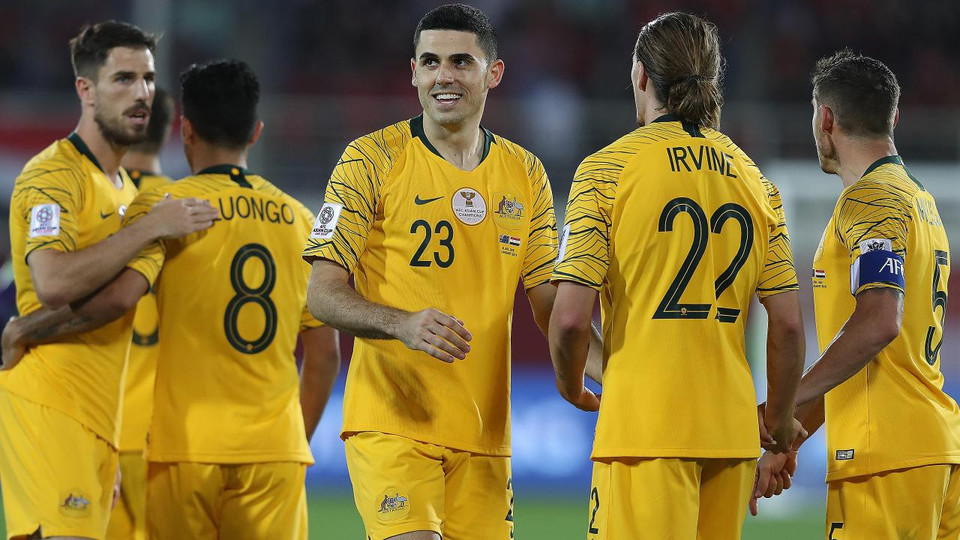 ...rồi đến Tom Rogic ấn định chiến thắng 3-2 ở phút 90+3. (Nguồn: The Australia)