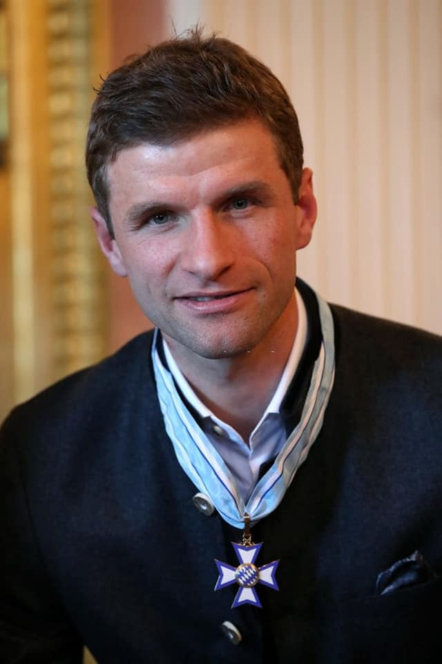 Huân chương của bang Bayern là phần thưởng danh giá đối với Mueller sau những đóng góp không biết mệt mỏi của anh.