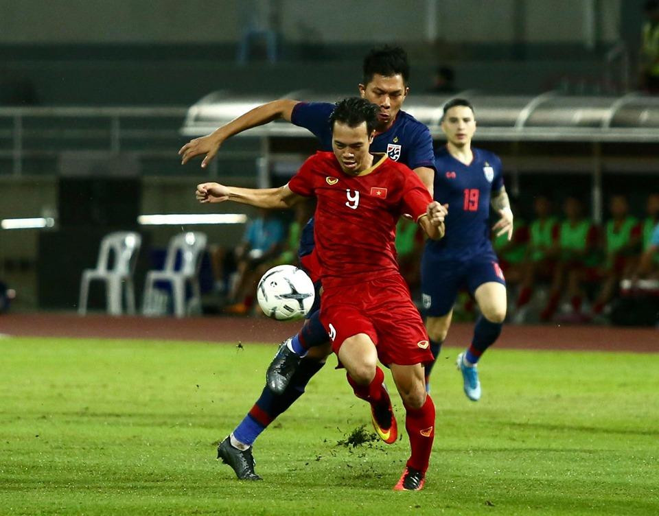Việt Nam nhập cuộc đầy tự tin và sớm có được cơ hội ở giây thứ 18 trước Thái Lan. (Ảnh: Nguyên An/Vietnam+)