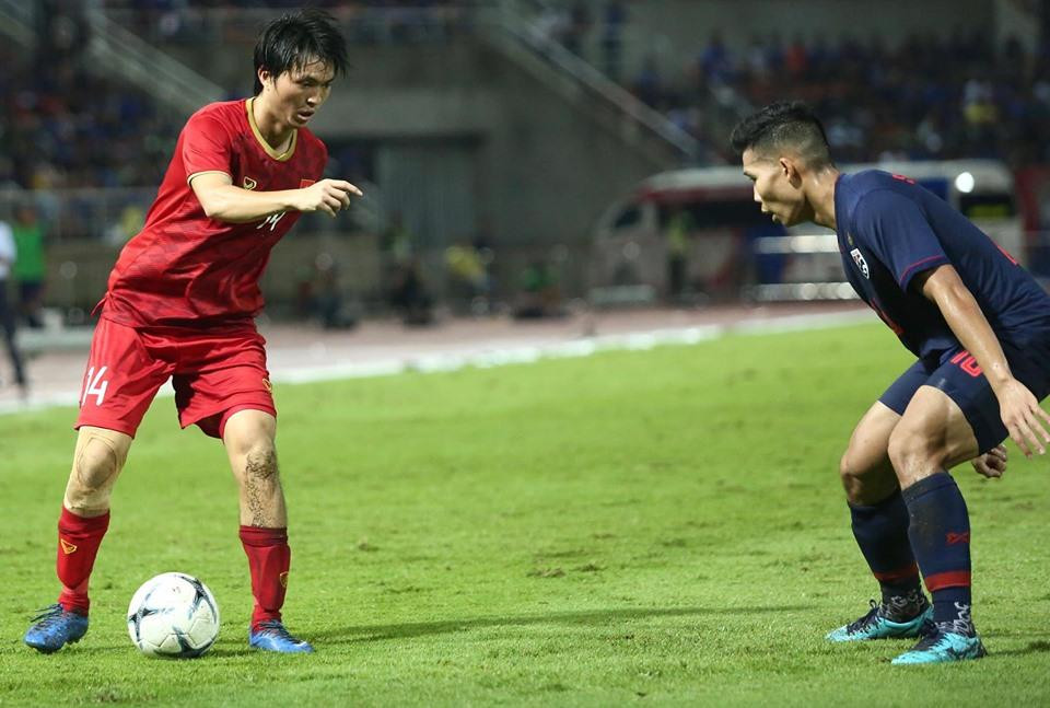 Tuấn Anh cũng là mắt xích quan trọng trong chiến thuật của ông Park và anh đã hoàn thành tốt nhiệm vụ của mình. (Ảnh: Nguyên An/Vietnam+)