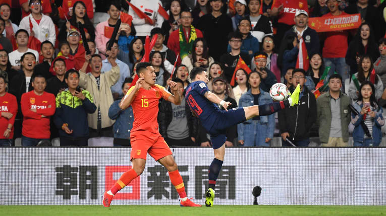 Tuy nhiên, Trung Quốc đã thi đấu bản lĩnh hơn... (Nguồn: AFC)