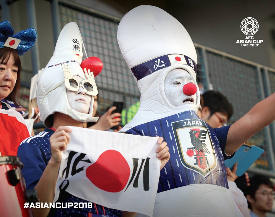 Cổ động viên đội tuyển Nhật Bản. (Nguồn: AFC)