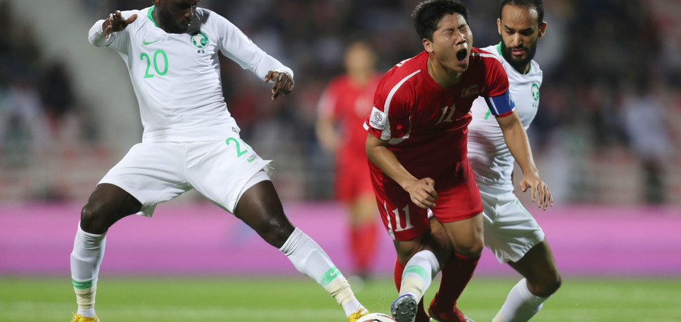 Với chiến thắng 4-0, Saudi Arabia có được ưu thế rất lớn ở bảng E, trong khi Triều Tiên sẽ đối mặt rất nhiều khó khăn. (Nguồn: AFC)