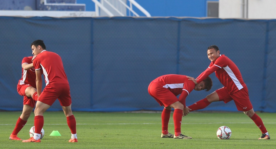 Trọng Hoàng đã bình phục và hoàn toàn có thể ra sân. (Ảnh: Hoàng Linh/TTXVN)