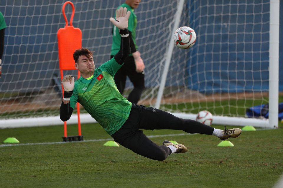Thủ thành Đặng Văn Lâm. (Ảnh: Hoàng Linh/TTXVN)