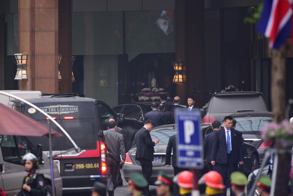 Bên ngoài khách sạn Melia. (Ảnh: Minh Sơn/Vietnam+)