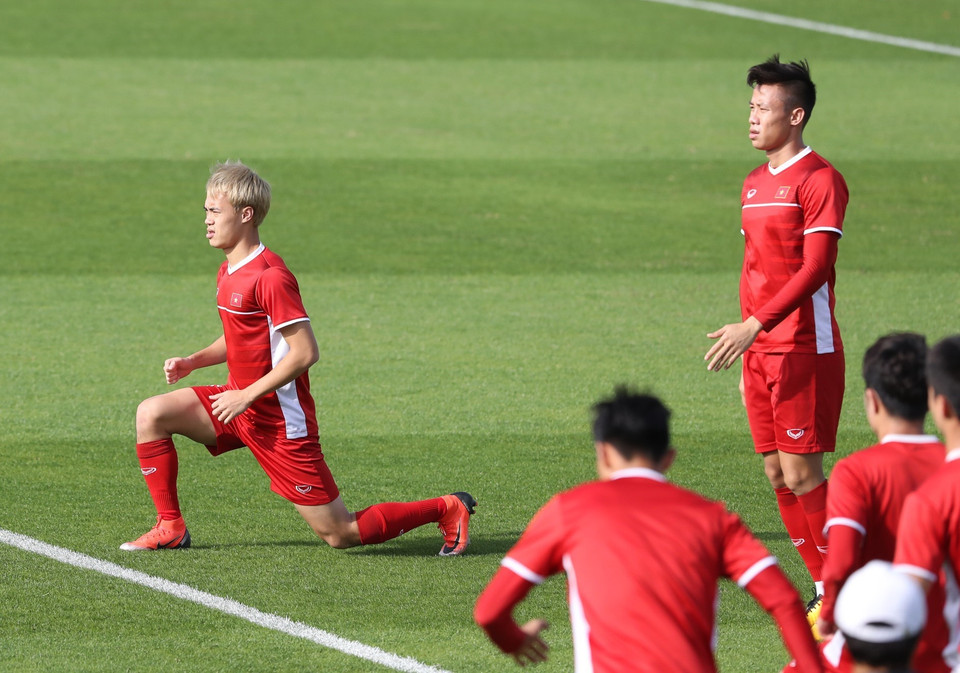 Văn Toàn là "vũ khí" của thầy Park khi cần thay đổi chiến thuật trong trận đấu (Ảnh: Hoàng Linh/TTXVN)