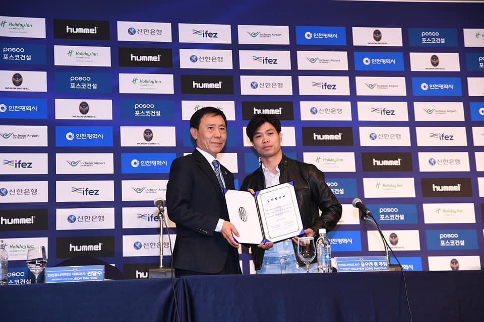 Tai Incheon United, Công Phượng sẽ khoác áo số 23. (Nguồn: incheonutd.com)