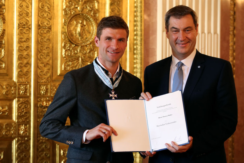 Đây cũng là vinh dự lớn dành cho Thomas Mueller.