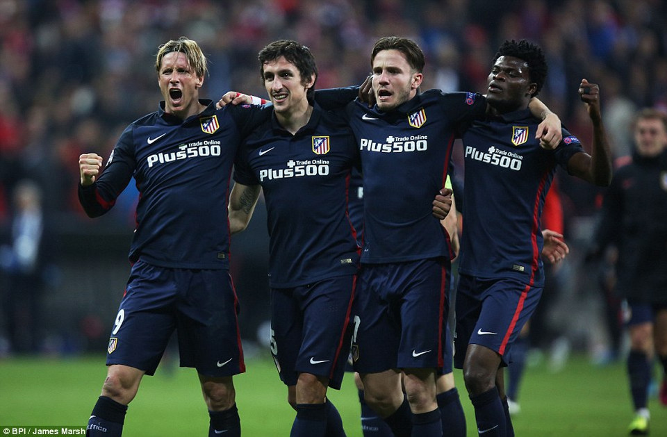 Tuy nhiên, Atletico vẫn là người giành vé đi tiếp nhờ luật bàn thắng sân khách sau khi hai đội hòa nhau 2-2 ở 180 phút thi đấu.