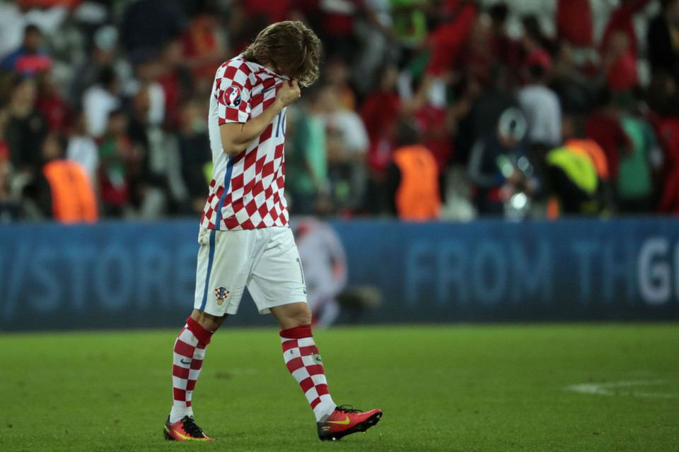 Luka Modric đã không khi đội bóng của anh thất bại.