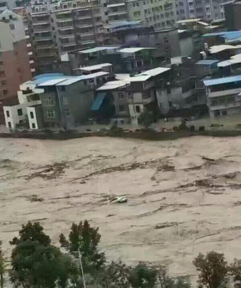 Cảnh tượng hoang tàn bởi siêu bão​. (Nguồn: shanghaiist.com)