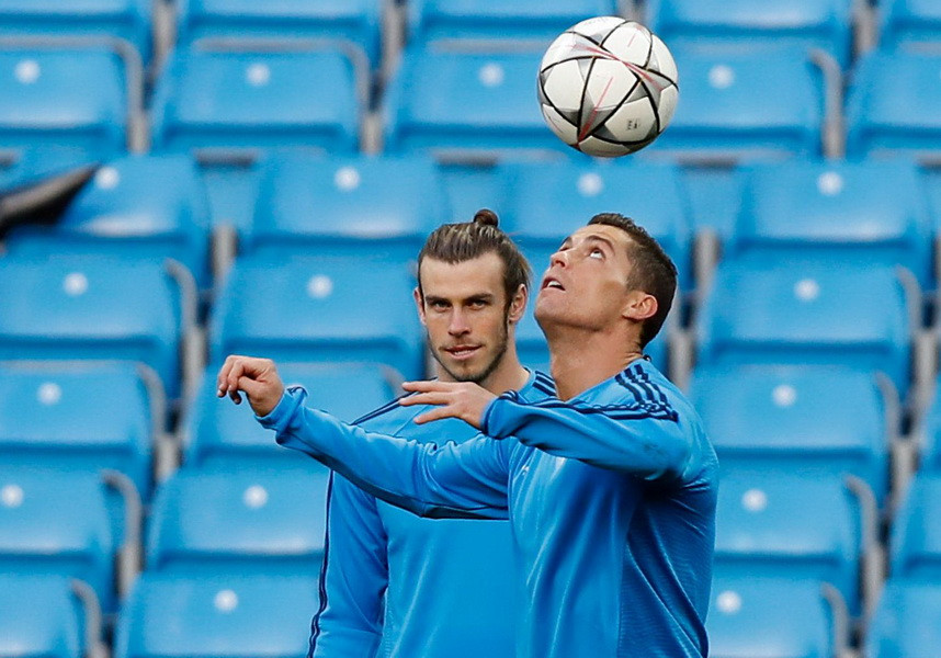 Trước trận đấu này, Bale đã lên tiếng cho rằng anh và Ronaldo không hề có bất đồng. (Nguồn: Realmadrid.com)