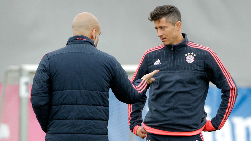 Robert Lewandowski - người mà Pep đặt hy vọng rất lớn trên hàng công. (Nguồn: fcbayern.de)
