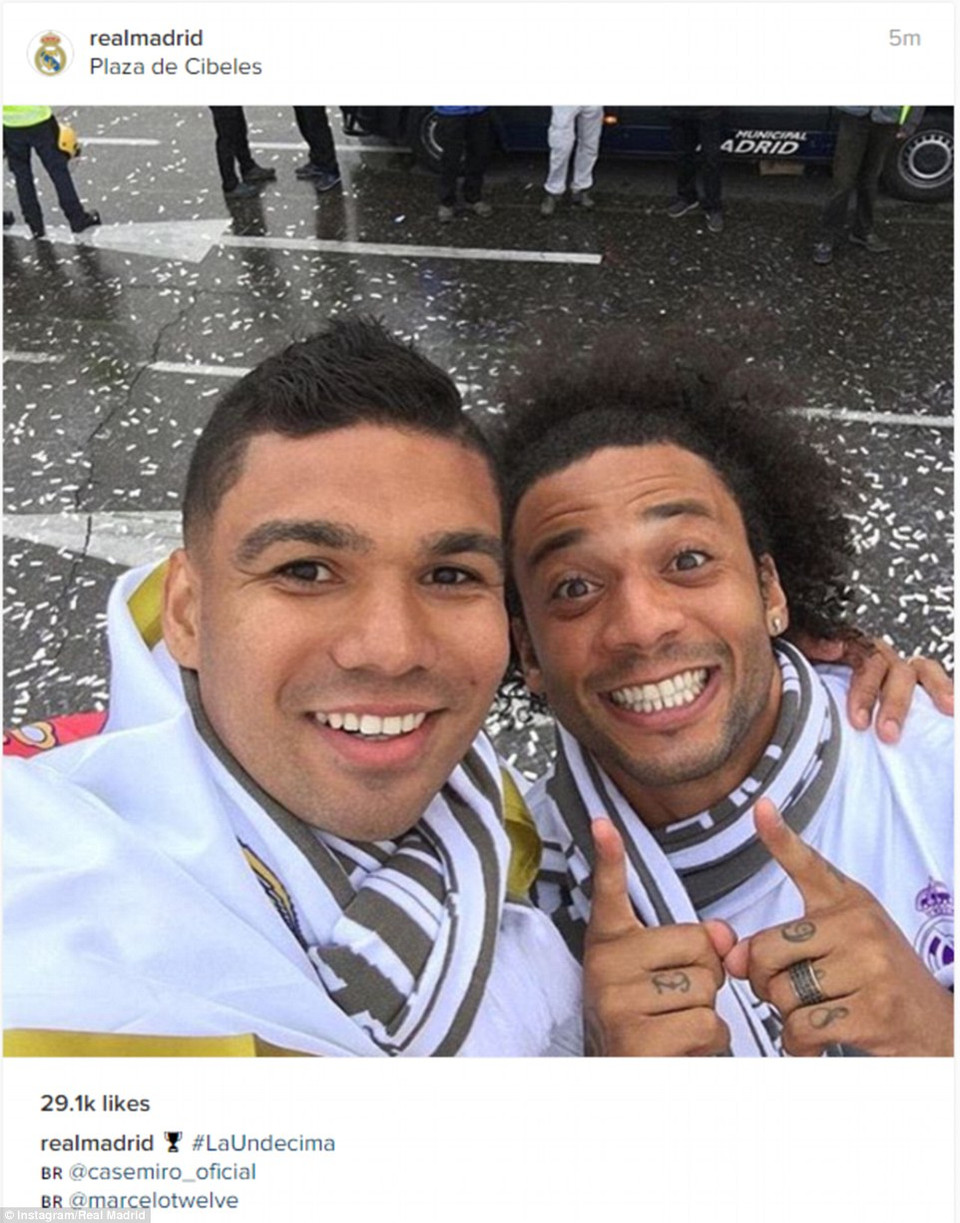 Casemiro và Marcelo cũng không hề kém cạnh.