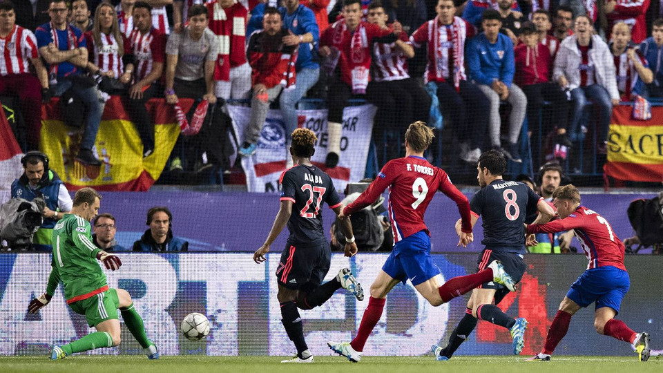 Thăng hoa ở Bundesliga nhưng Bayern đã phải đối mặt với thách thức rất lớn mang tên Atletico ở Champions League. (Nguồn: Fcb.de)