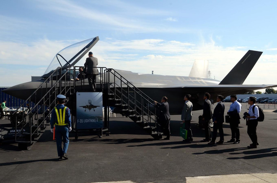 Chiến đấu cơ F-35 của không lực Hoa Kỳ. (Ảnh: Thành Hữu-Nguyễn Tuyến/Vietnam+)