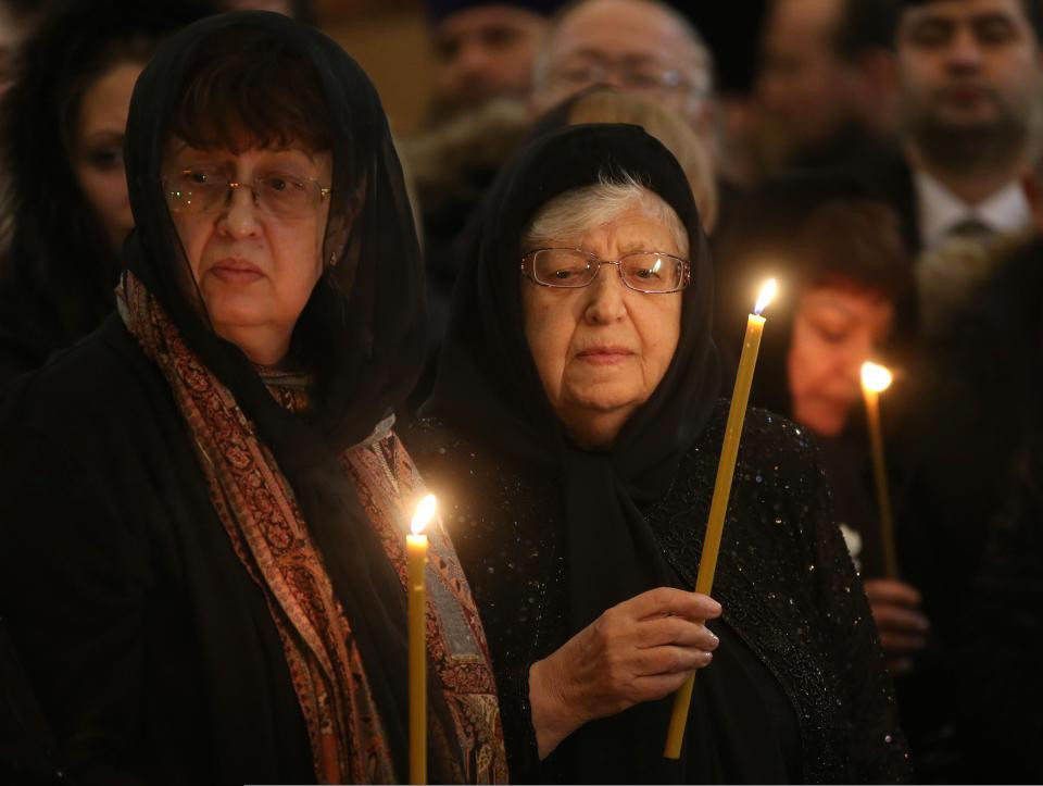 Gia đình Đại sứ Nga Karlov. (Nguồn: Getty Images)