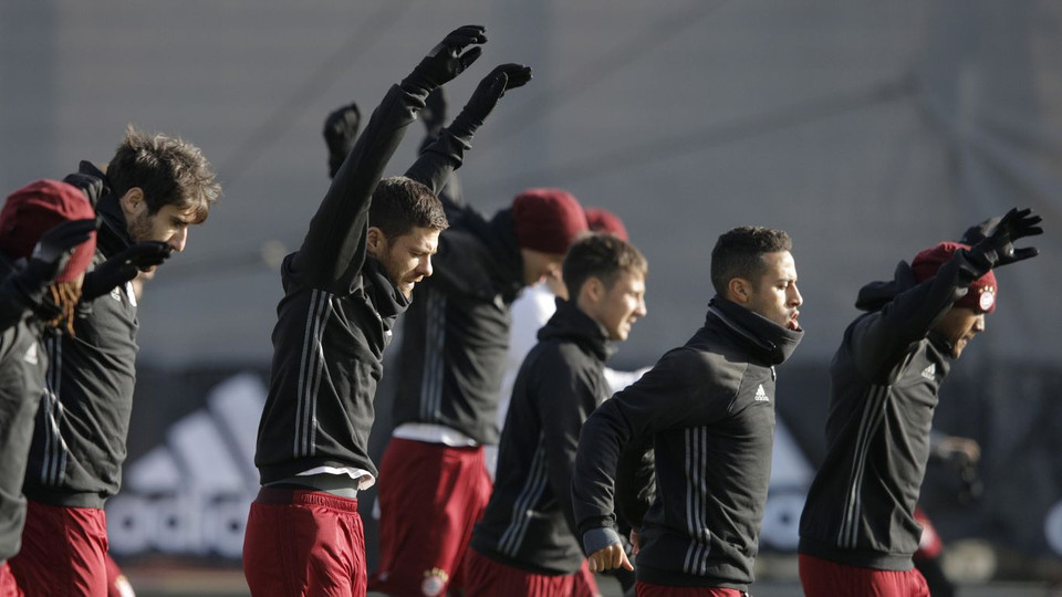 Trận gặp Atletico chỉ mang tính chất thủ tục bởi có thắng Bayern cũng không thể soán ngôi đầu​. (Nguồn: fcbayern.com)