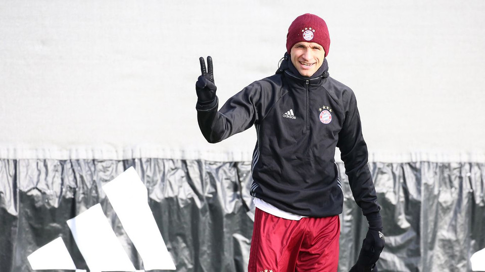 Mueller đang dần tìm lại sự tự tin khi chơi ở vị trí sở trường. (Nguồn: fcbayern.com)