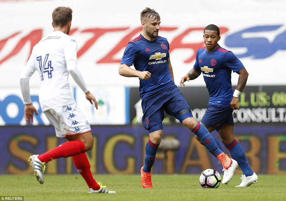 Luke Shaw cũng đã trở lại sau thời gian dài nghỉ thi đấu vì chấn thương​.