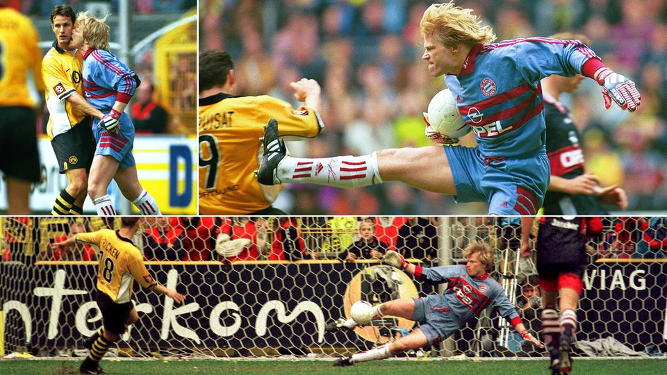 Trận đấu được nhiều người nhớ tới nhờ những ​'trò hề' của Oliver Kahn. Thủ môn FCB đã cắn vào má Heiko Herrlich trong hiệp đấu đầu tiên và có một cú đá Kung Fu nhằm vào Stephane Chapuisat. Kahn đã vớt vát được 1 điểm cho Bayern khi cản phá thành công quả penalty của Lars Ricken. (Nguồn: fcbayern.com)