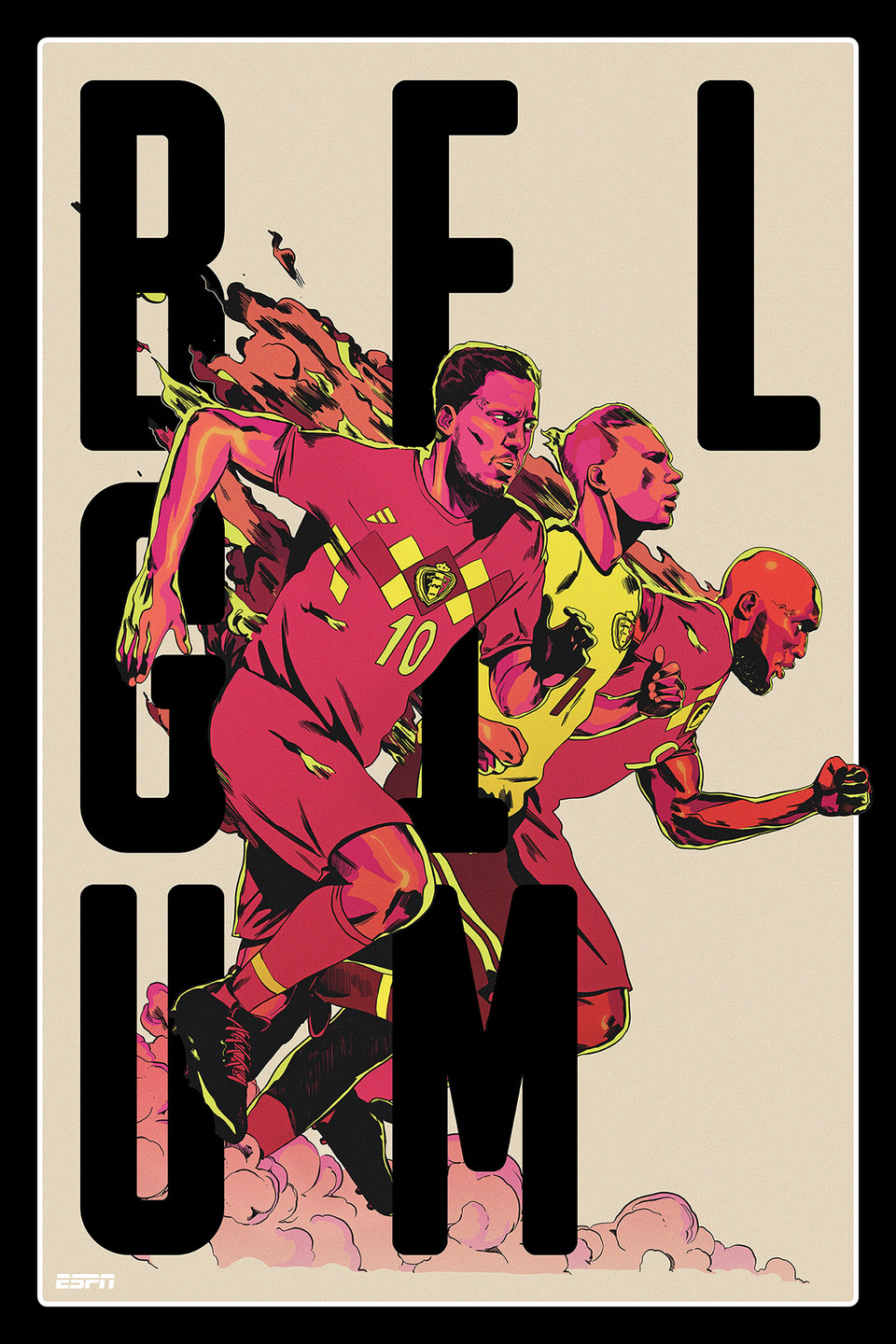 Bỉ, thế lực mới của châu Âu với đội hình rất mạnh.