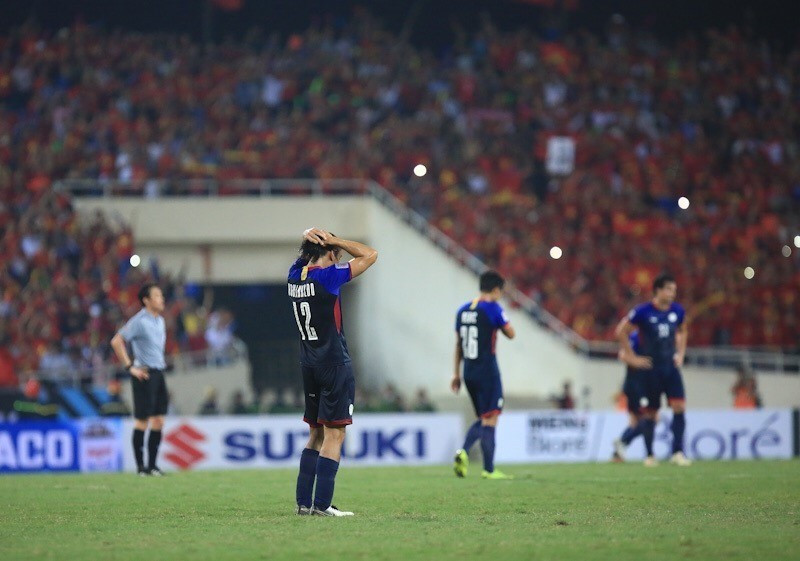 Philippines có lý do để mà buồn sau khi phải dừng bước... (Ảnh: Trọng Đạt/TTXVN)