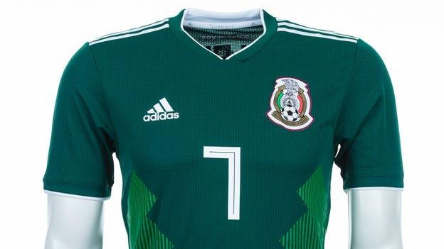 Áo đấu đội tuyển Mexico - bảng F.