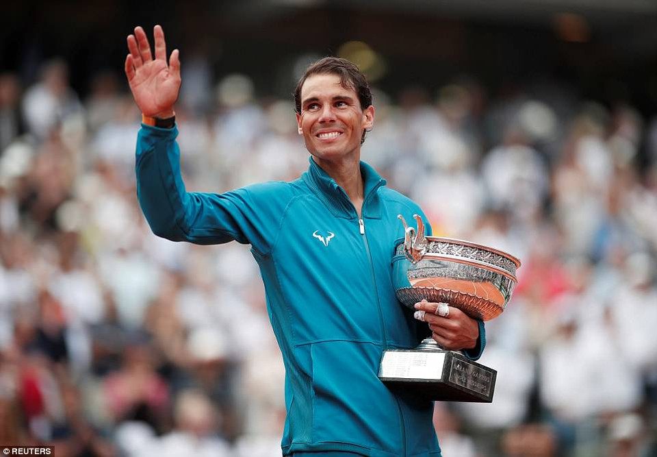 Nadal hân hoan với danh hiệu Roland Garros thứ 11 trong sự nghiệp.