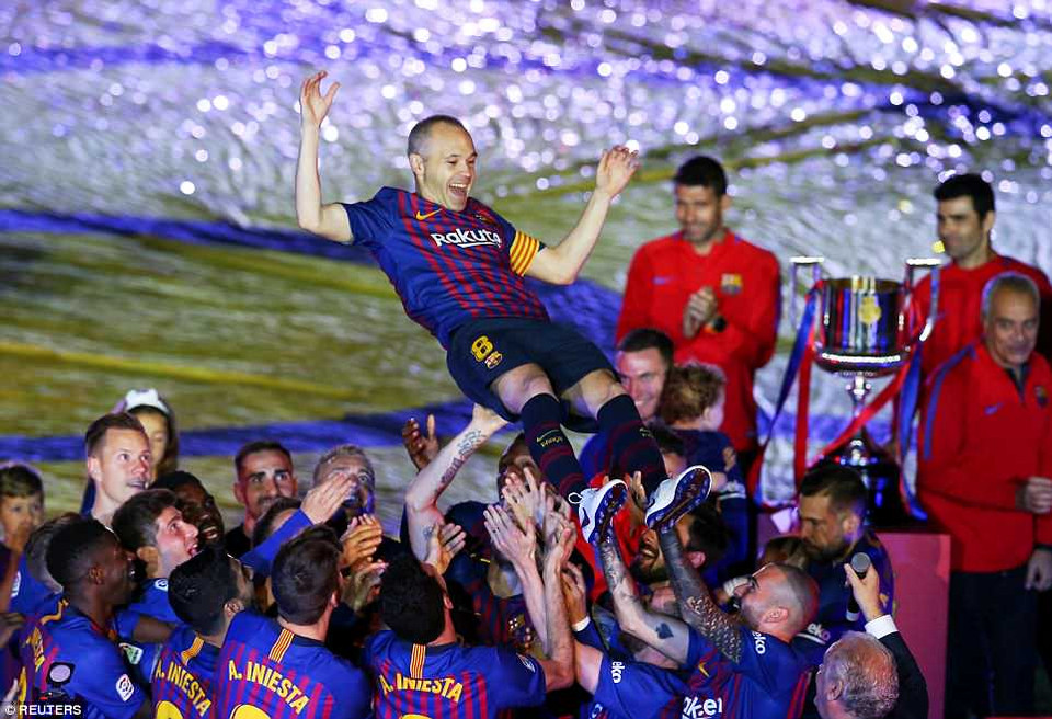Iniesta đã có 22 năm dài cống hiến cho đội bóng xứ Catalunya.