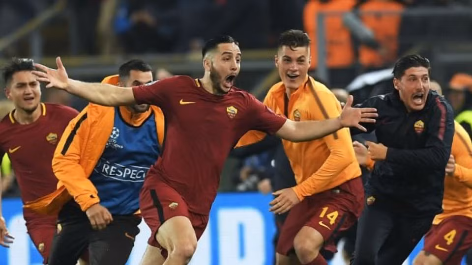 AS Roma đã tạo nên cơn địa chấn ở tứ kết Champions League khi ngược dòng hạ Barcelona. (Nguồn: Getty Images)