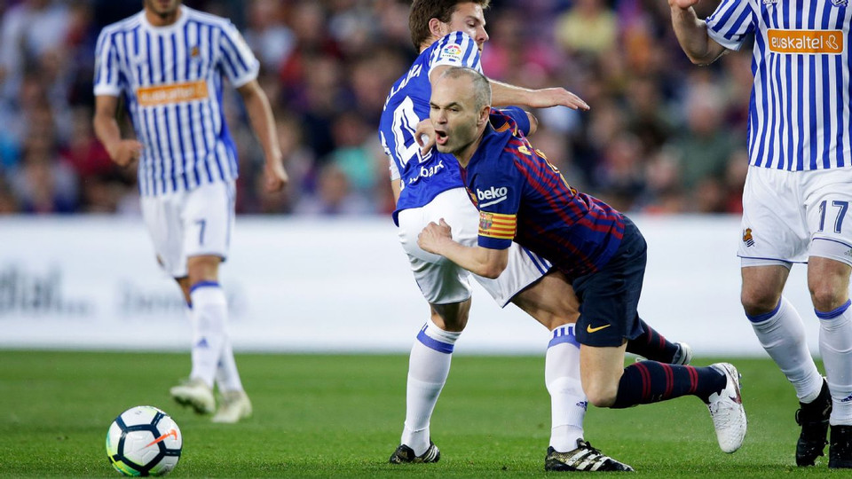 Iniesta đã thi đấu hết mình trong những phút trên sân.