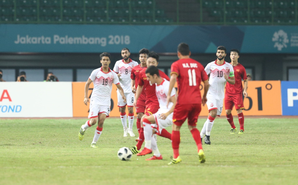 ...khiến đối thủ gặp nhiều khó khăn. (Ảnh: Hoàng Linh/TTXVN)