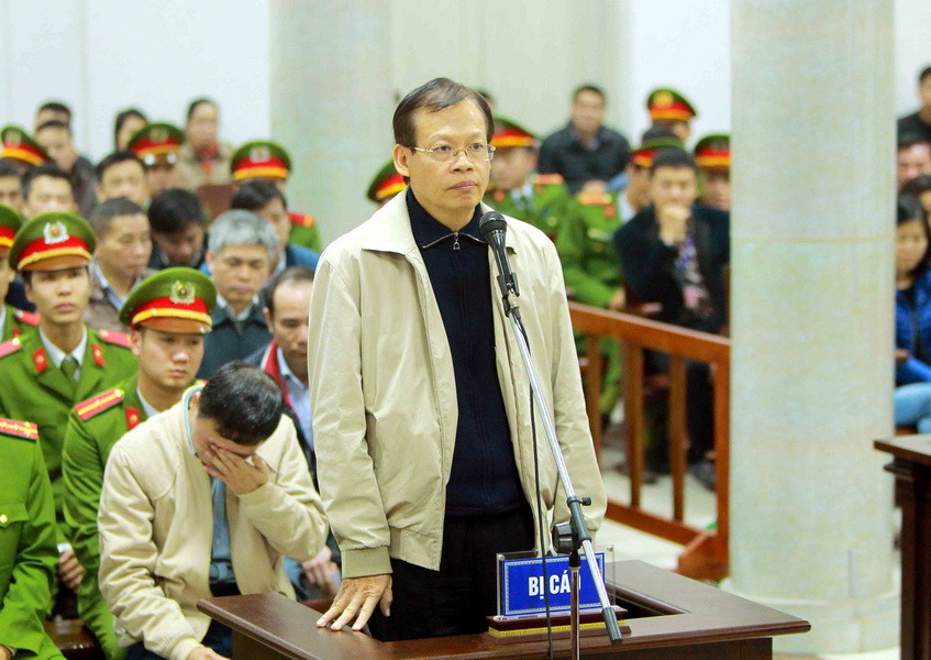 Bị cáo Phùng Đình Thực: Tự nhận thấy bị cáo chưa làm hết trách nhiệm của mình. (Ảnh: TTXVN)