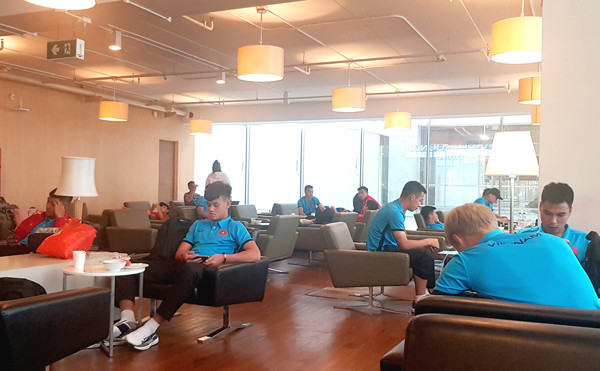 Tại Qatar, tuyển Việt Nam đóng quân tại khách sạn Holiday Villa. (Nguồn: VFF)