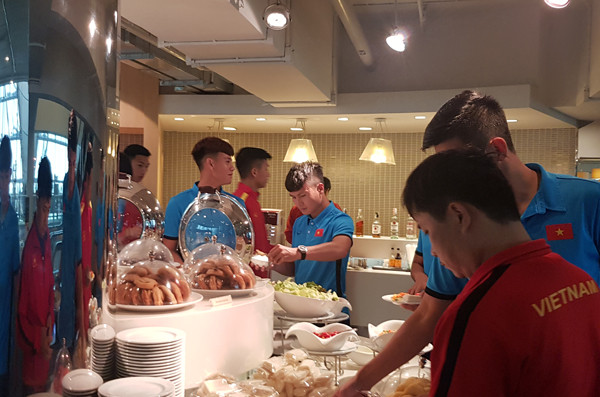 Thầy trò HLV Park Hang-seo sẽ tập luyện tại sân Al Arabi trong suốt thời gian tập huấn. (Nguồn: VFF)