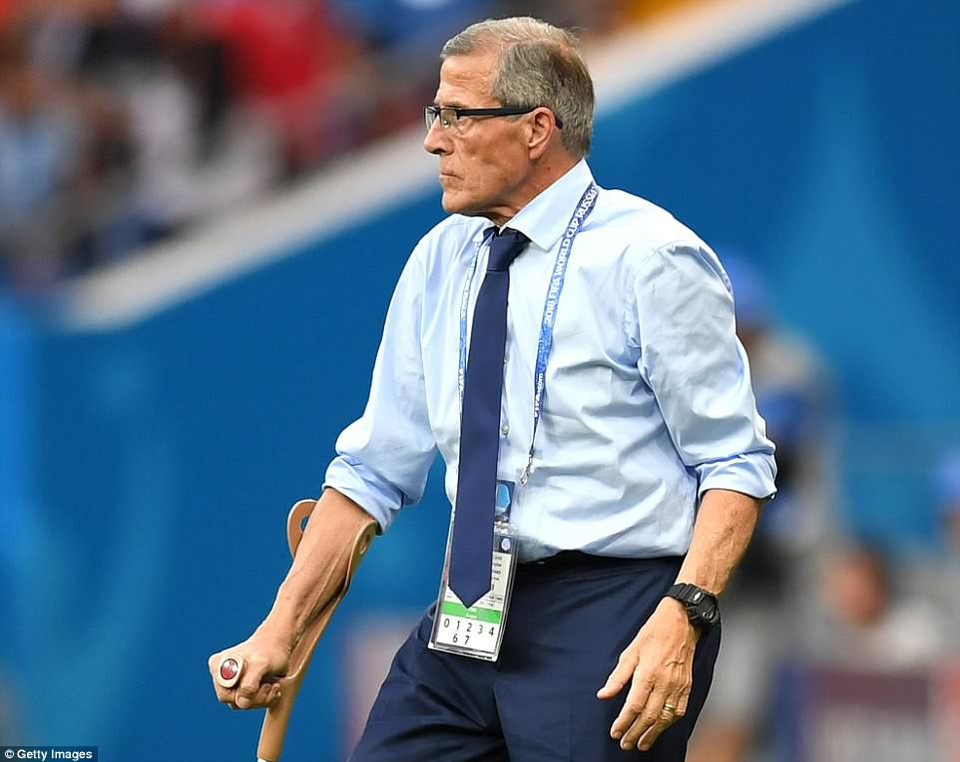 Đội bóng của Oscar Tabarez đã sớm hài lòng.