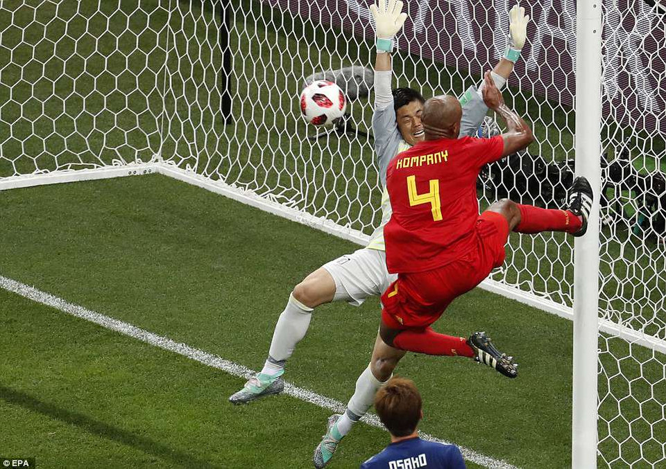 Ở trận này, Bỉ chính là đội bóng thi đấu áp đảo sau tiếng còi khai cuộc.