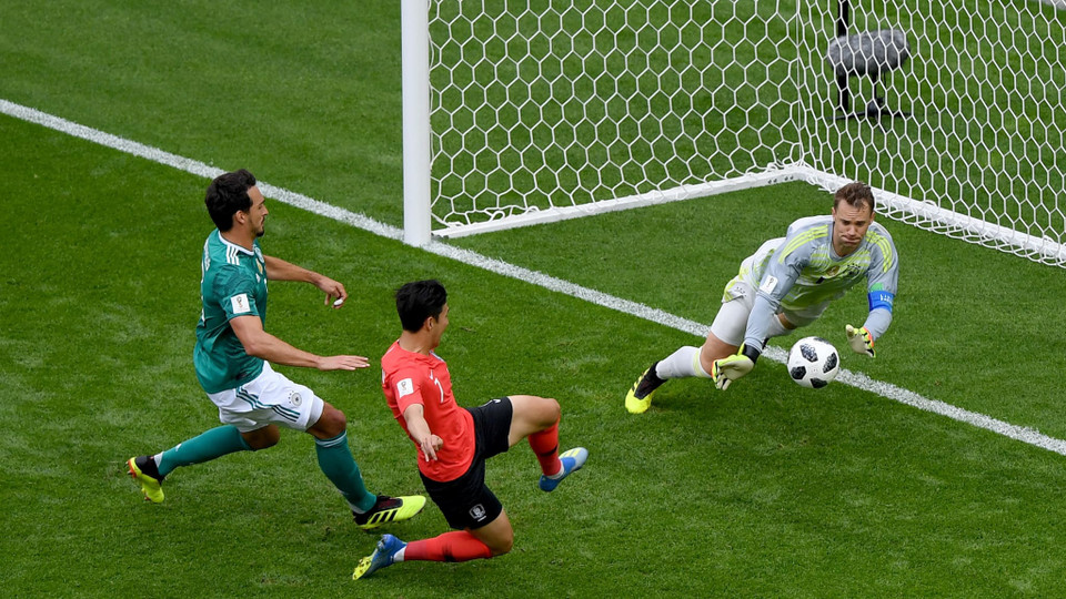 Đức nhập cuộc bằng lối chơi nặng nề, khô cứng... (Nguồn: Getty Images)