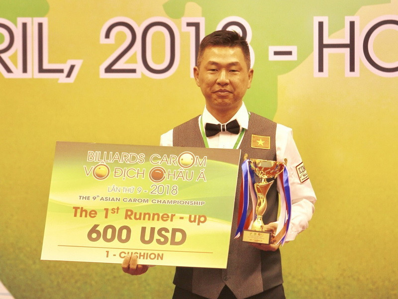 Tay cơ Mã Minh Cẩm (Việt Nam) hạng nhì nội dung 1 băng. (Ảnh: Quang Nhựt/TTXVN)