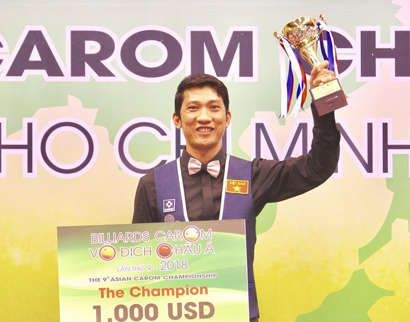 Tay cơ Ngô Đình Nại (Việt Nam) vô địch nội dung 1 băng. (Ảnh: Quang Nhựt/TTXVN)