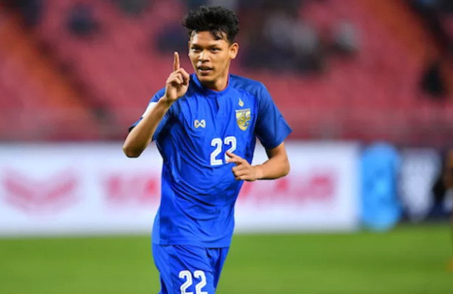 Supachai Jaider của Thái Lan (sinh ngày 1/12/1998)