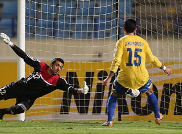 Thủ môn Mutaz Yasil của Jordan (36 tuổi, 3/11/1982).