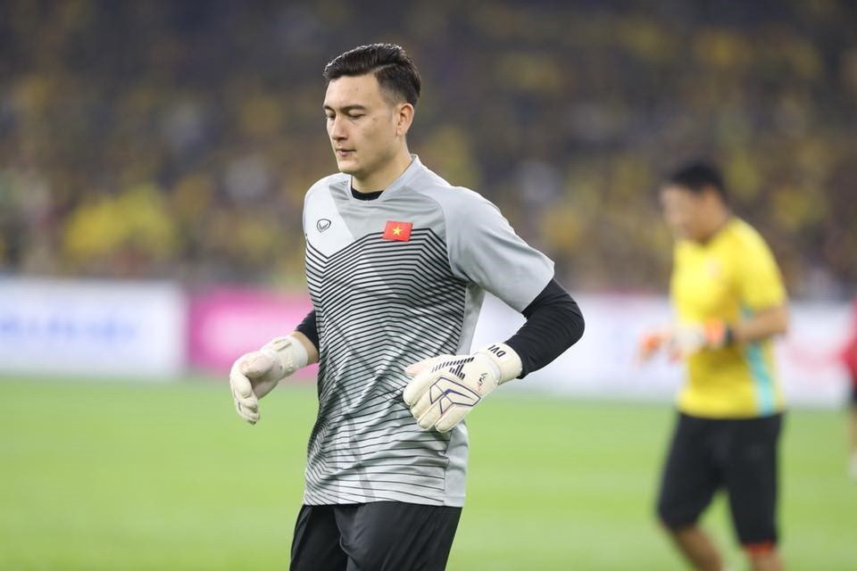 Thủ thành Đặng Văn Lâm của Việt Nam. (Ảnh: Hoàng Linh/TTXVN)