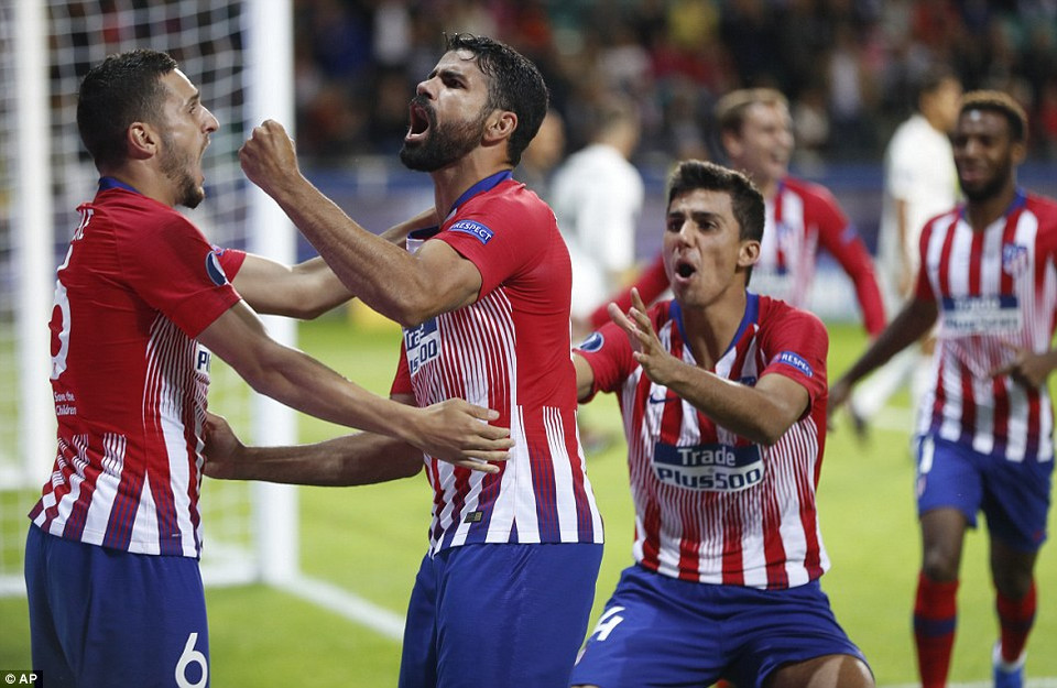 Atletico đã sớm dội 'gáo nước lạnh' cho Real Madrid.