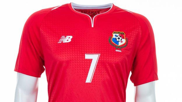 Áo đấu đội tuyển Panama - bảng G.