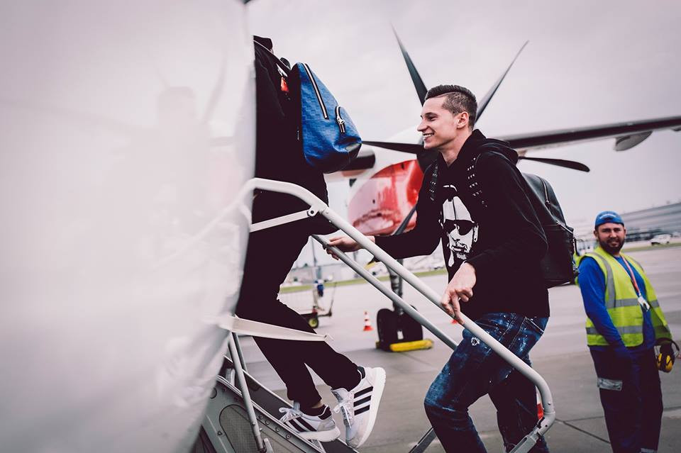 Julian Draxler thoải mái trước chuyến tập huấn cho World Cup. (Nguồn: dfb.de)